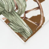 Westerne eerste Rodeo verjaardagsfeestje Fleece Deken (Hoek)