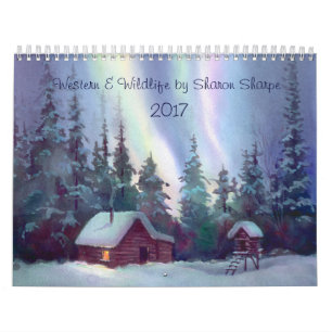 WESTERNE EN WILDLIFE-SCENES 2016 van SHARON SHARPE Kalender