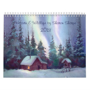 WESTERNE EN WILDLIFE-SCENES VAN SHARON SHARPE KALENDER