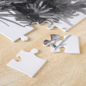 Westerne ezel zwart-wit puzzel (Zijkant)