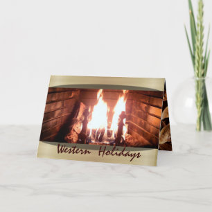 Westerne feestdag feestdagen kaart