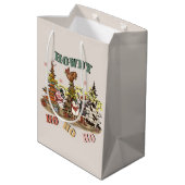 Westerne feestdieren Kerstmis Medium Cadeauzakje (Achterkant Gekanteld)
