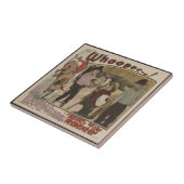 Westerne filmkoning Poster Rodeo Tegeltje (Zijkant)