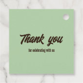 Westerne Floral Cowboy Boot Monogram Rustic Weddin Bedankjes Labels (Achterkant)