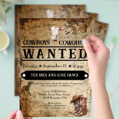 Westerne gebeurtenisflyer flyer