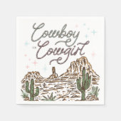 Westerne geslachtsonthulling douche cowboy of cowg servet (Voorkant)