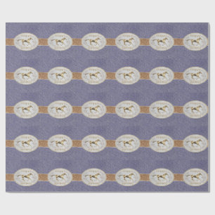 Westerne gordel en gordel cadeaupapier