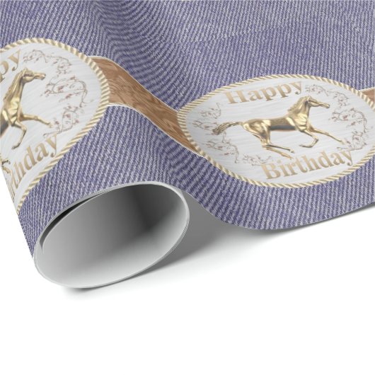 Westerne gordel en gordel cadeaupapier (Rol Hoek)