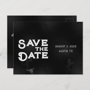 Westerne gotiek Save the Date Briefkaart