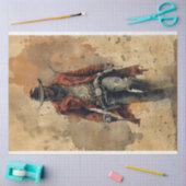 Westerne Gunfighter Wild West Decoupage Tissuepapier (Craft)