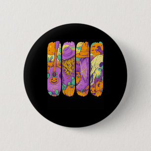 Westerne Halloween Cowgirl Pumkin Gitaarlaarzen Ko Ronde Button 5,7 Cm