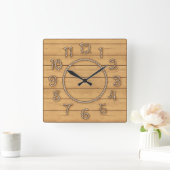 Westerne hellingstijd vierkante klok (Huis)