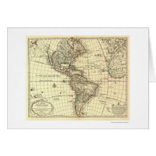 Westerne Hemisphere Map 1780