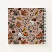 Westerne Herfst oogst en Koe schedels Notitieboek (Achterkant)