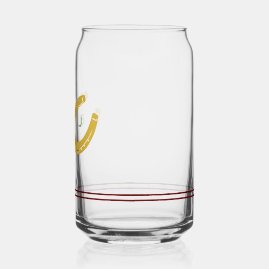 Westerne Hoefijzers Blikvorm Glas (Links)