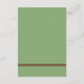 Westerne Hoefijzers bruiloft details Informatiekaartje (Achterkant)