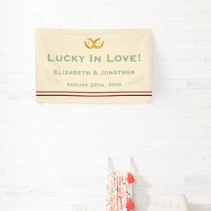 Westerne Hoefijzers bruiloft Spandoek