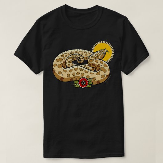 Westerne Hognose Snake T-shirt (Design voorkant)