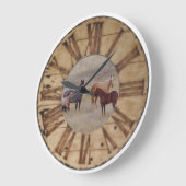 Westerne kalksklok voor de muur grote klok (Hoek)