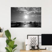 Westerne kantelhoek poster (Thuiskantoor)