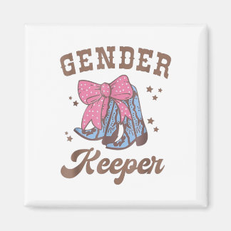 Westerne keeper van de gender cowboylaarzen gender magneet