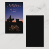 Westerne Kerel Ranch Visitekaartje (Voorkant / Achterkant)