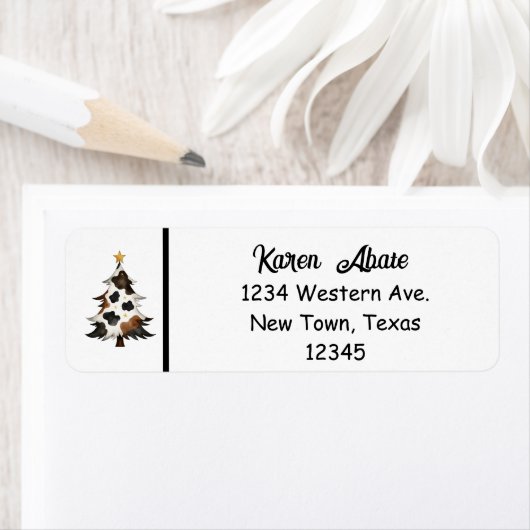 Westerne kerst etiket (Insitu)