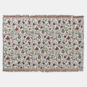 Westerne Kerst Herten Schedels Antlers en Cactus Deken