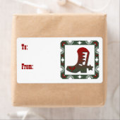 Westerne kerst van de Thame Cowboy Etiket (Insitu)