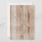 Westerne kerstfeestdag met cowboy Snowman Feestdagenkaart (Achterkant)