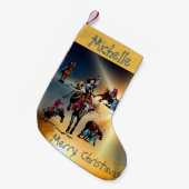 Westerne kerststop rond Rodeo Kleine Kerstsok (Voorkant (Hangend))