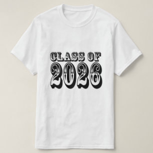 Westerne klasse van 2026 Afstuderen T-shirt