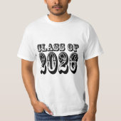 Westerne klasse van 2026 Afstuderen T-shirt (Voorkant)