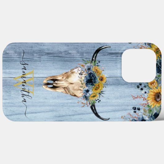 Westerne Koe Hout Case-Mate iPhone Case (Achterkant (horizontaal))