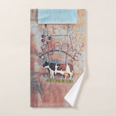 Westerne Koe Oostenrijk Bad Handdoek (Handdoek)