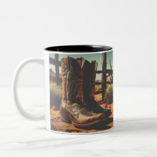 Westerne koffie Mok | cowboylaarzen