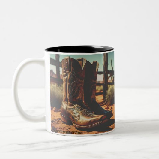  Westerne koffie Mok | cowboylaarzen (Links)