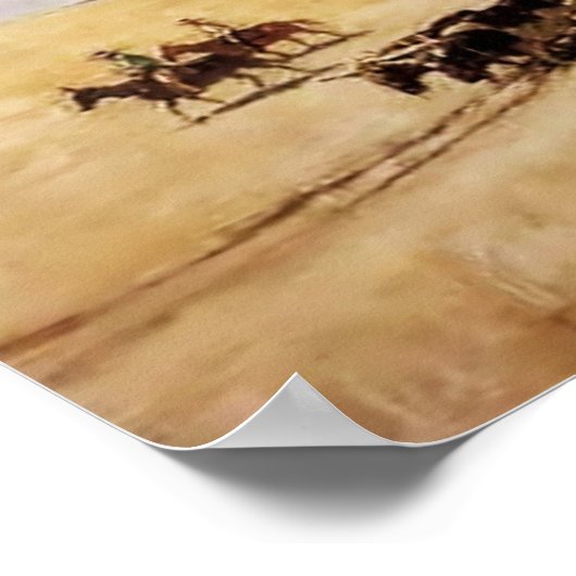 westerne kunst van de "Gedekte Wagons" door de NC  Poster (Hoek)