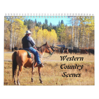 Westerne landscènes kalender