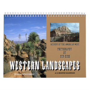 Westerne landschappen kalender