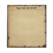 Westerne laptop Notitieblok (Voorkant)