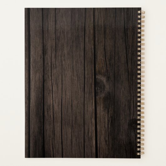 Westerne Longhorn Rustige romp Planner (Achterkant)