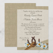 Westerne madeliefjes en Hoefijzers Kaart (Voorkant / Achterkant)