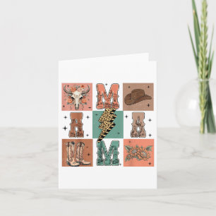 Westerne Mama Cowboy Cowgirl Moederdag Mom Countr Kaart