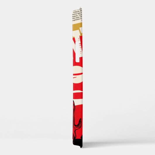 Westerne marathonretro-poster ontwerp van marathon Case-Mate iPhone case (Achterkant / Rechts)