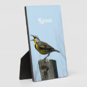 Westerne Meadowlark Fotoplaat (Zijkant)