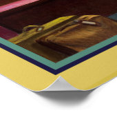 "Westerne Motel" w/ citaat van Edward Hopper Poster (Hoek)