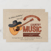 Westerne muziek kaart (Voorkant / Achterkant)