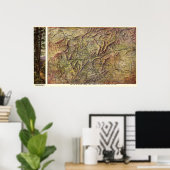 Westerne North CarolinaPanoramic Map Poster (Thuiskantoor)