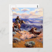 Westerne nostalgie briefkaart (Voorkant / Achterkant)